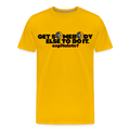 Men's Premium T-Shirt - sun yellow