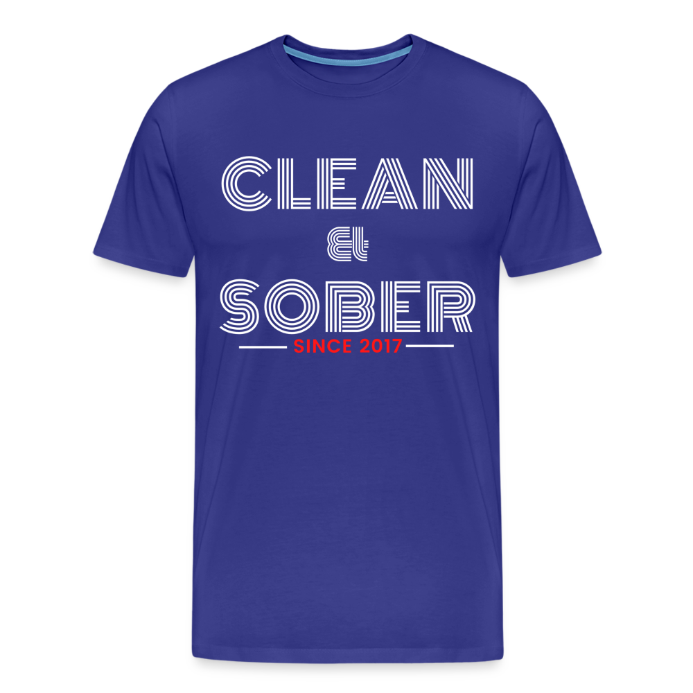 Clean and Sober Since 2017 - royal blue