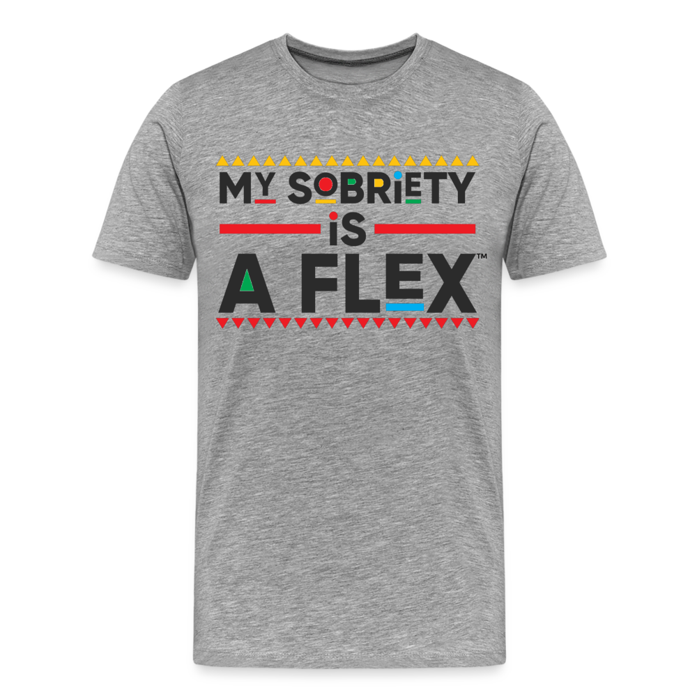 My Sobriety is a Flex - heather gray