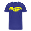 MY TESTIMONY IS LIT - royal blue