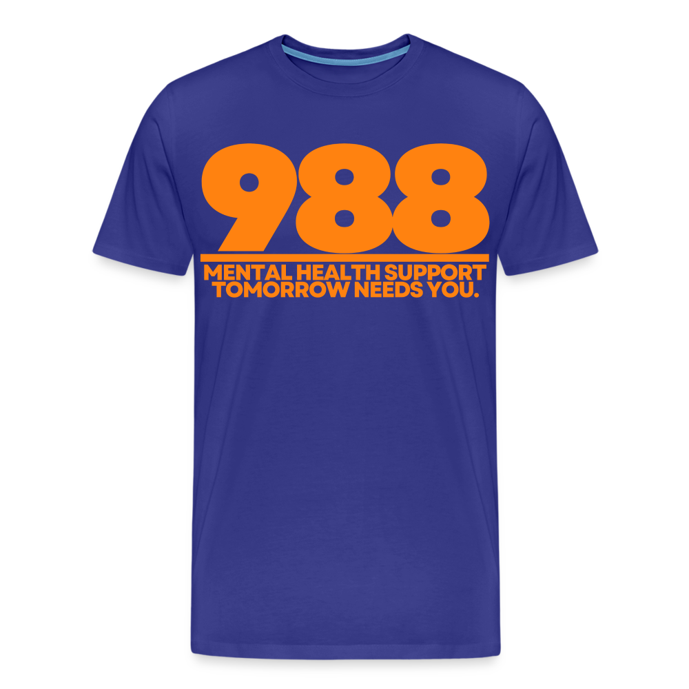 988 TOMORROW NEEDS YOU - royal blue