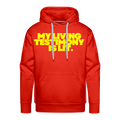 MY TESTIMONY IS LIT - HOODIE - red