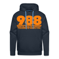 988 TOMORROW NEEDS YOU - HOODIE - navy