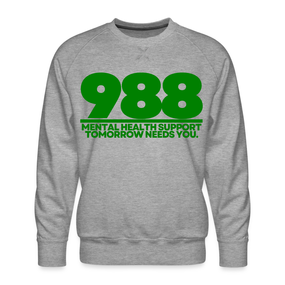 988 TOMORROW NEEDS YOU - heather grey